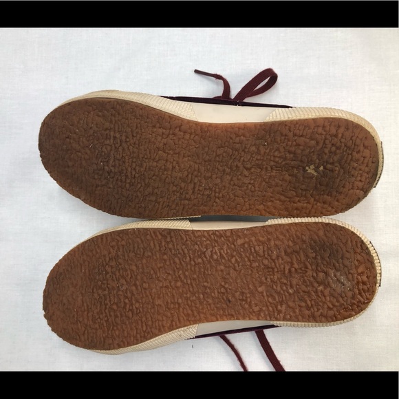 Superga maroon velvet sneakers - Picture 7 of 13
